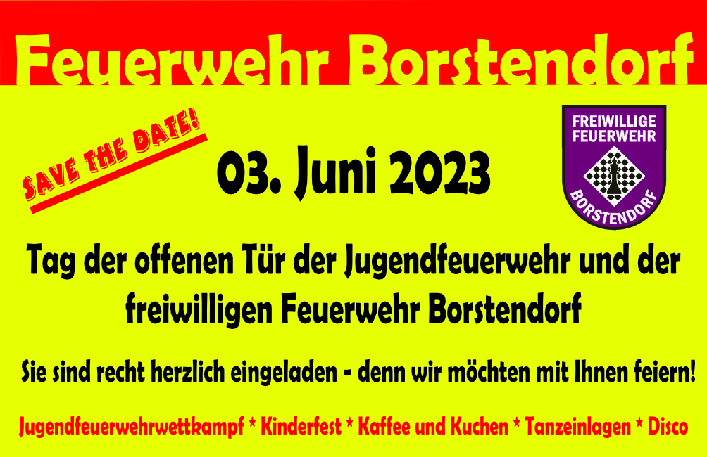 Feuerwehr Borstendorf - Tag der offenen Tür am 03.06.2023