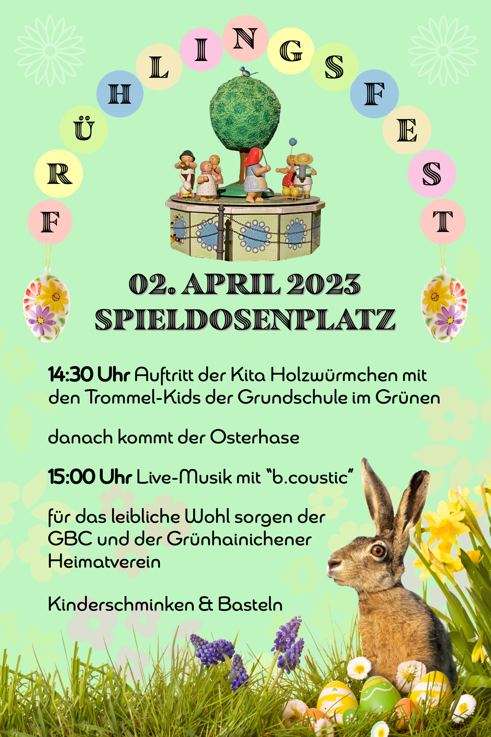 Frühlingsfest an der Spieldose Grünhainichen am 02.04.2023