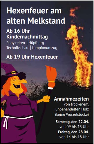 Hexenfeuer am 30.04.2023 in Waldkirchen