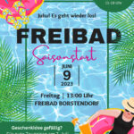 Saisonstart Freibad Borstendorf am 9. Juni!