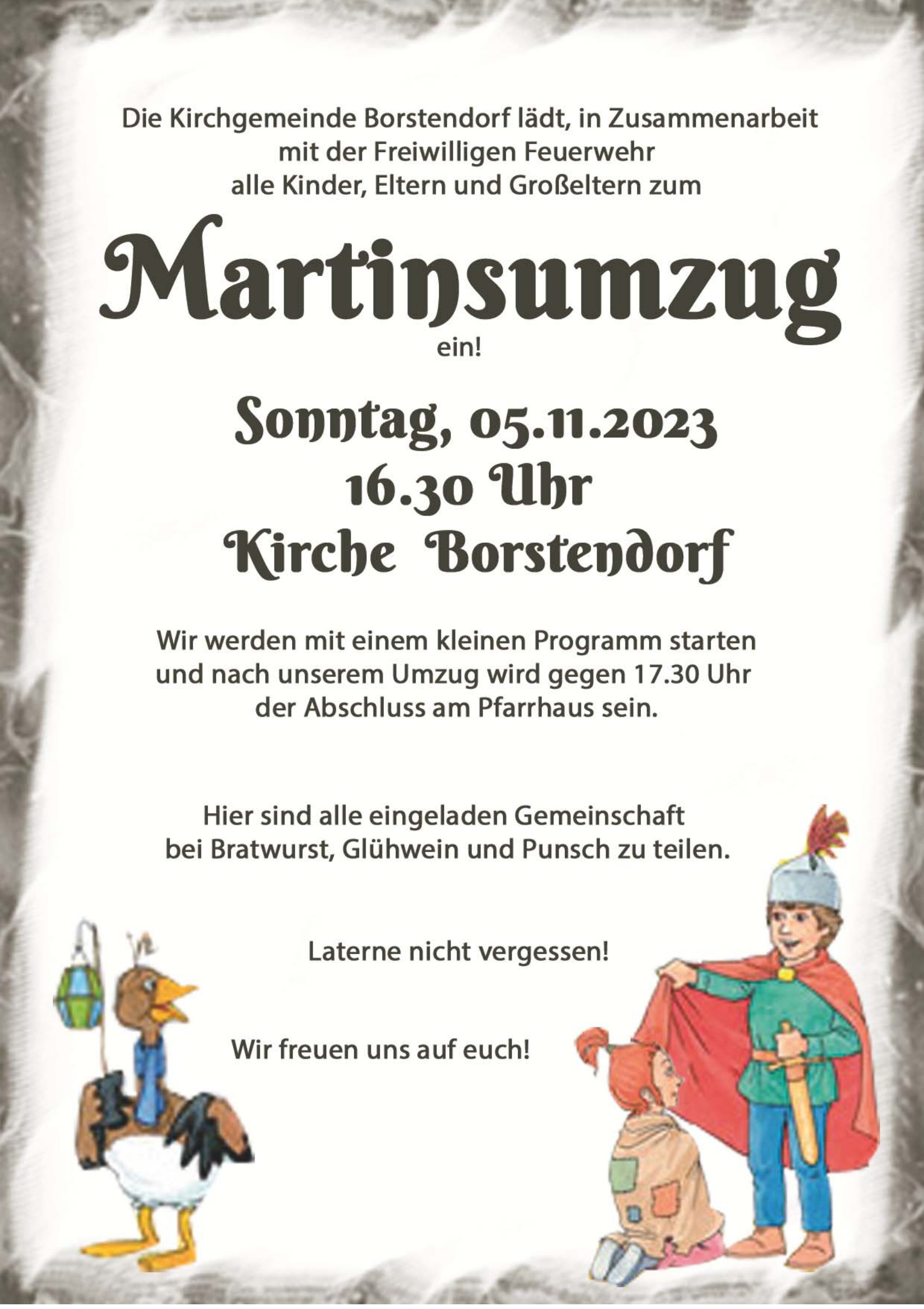 St. Martinsumzug Borstendorf 5.11.2023