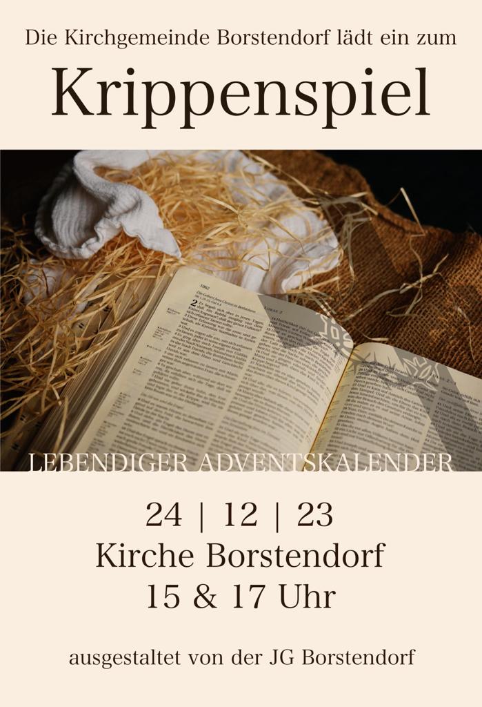 Krippenspiel in Borstendorf 24.12.2024