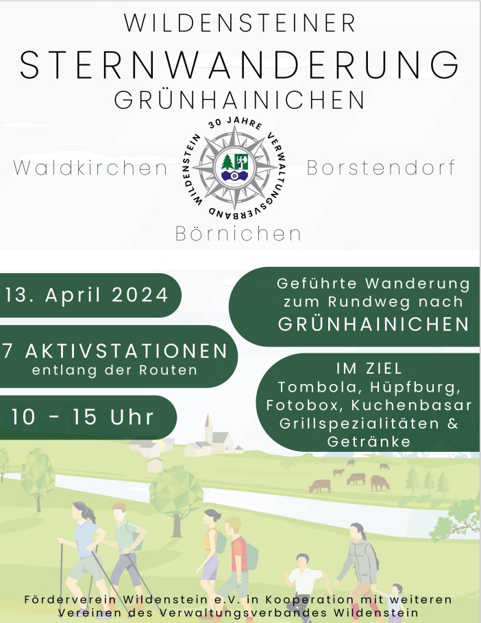 "Wildensteiner Sternwanderung" am 13.04.2024