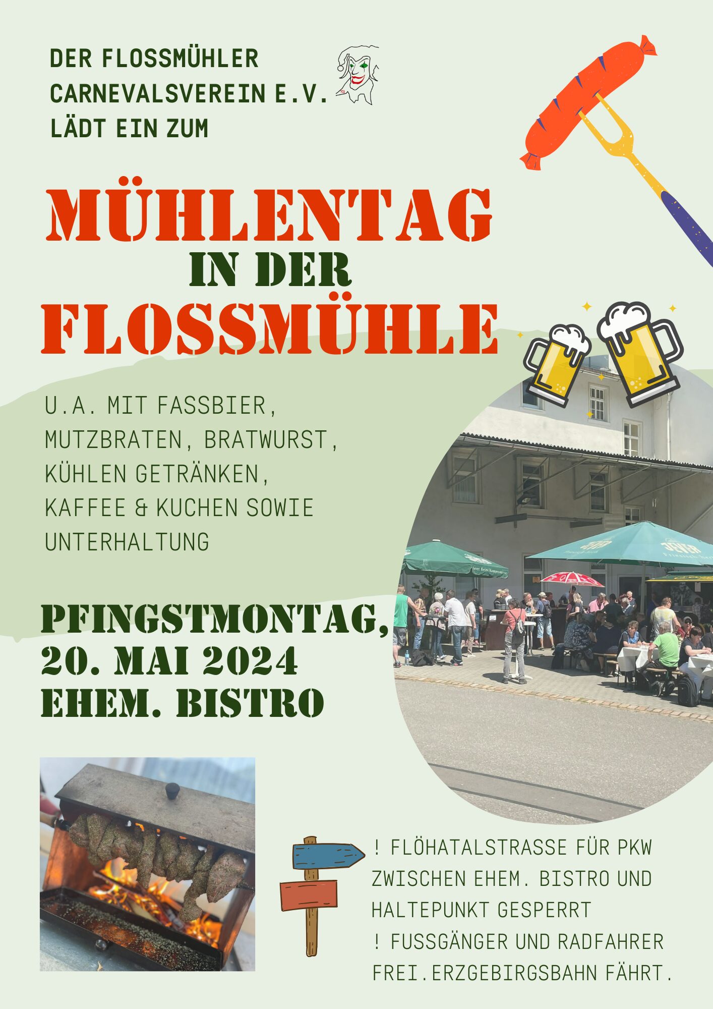 Pfingstmontag - Mühlentag in der Flossmühle am 20.05.2024