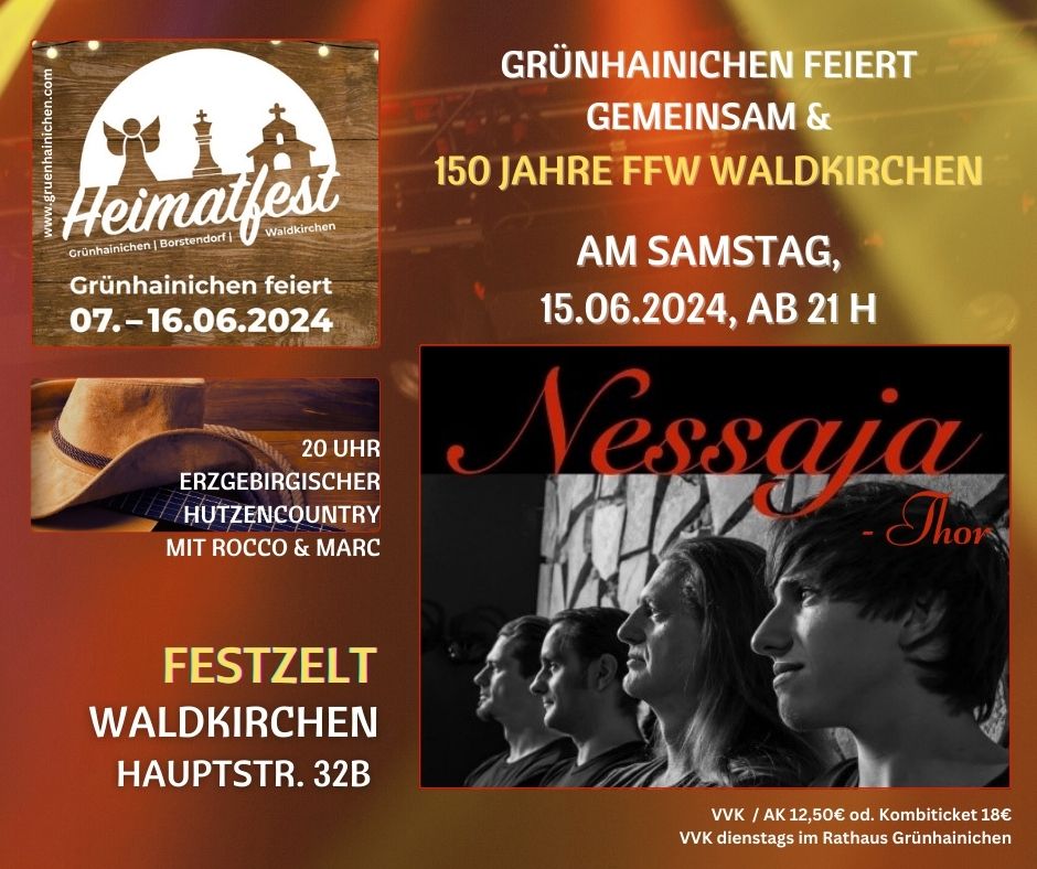 HEIMATFEST - 150 Jahre Feuerwehrfest in Waldkirchen am 15.06.2024