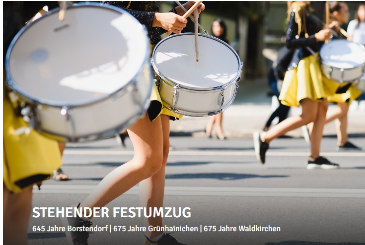 Stehender Festumzug