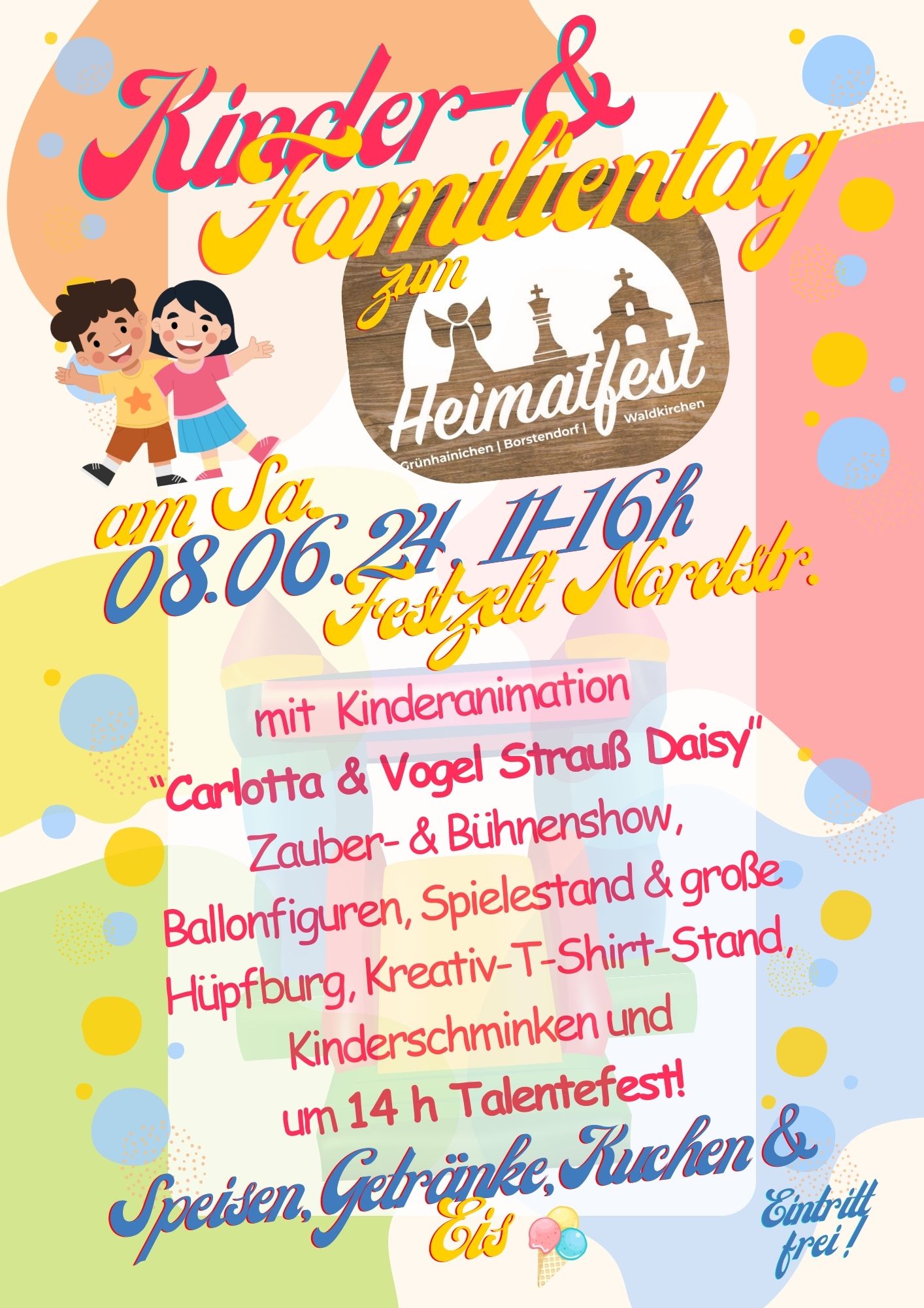 HEIMATFEST - tagsüber großer Familientag in Grünhainichen am 08.06.2024