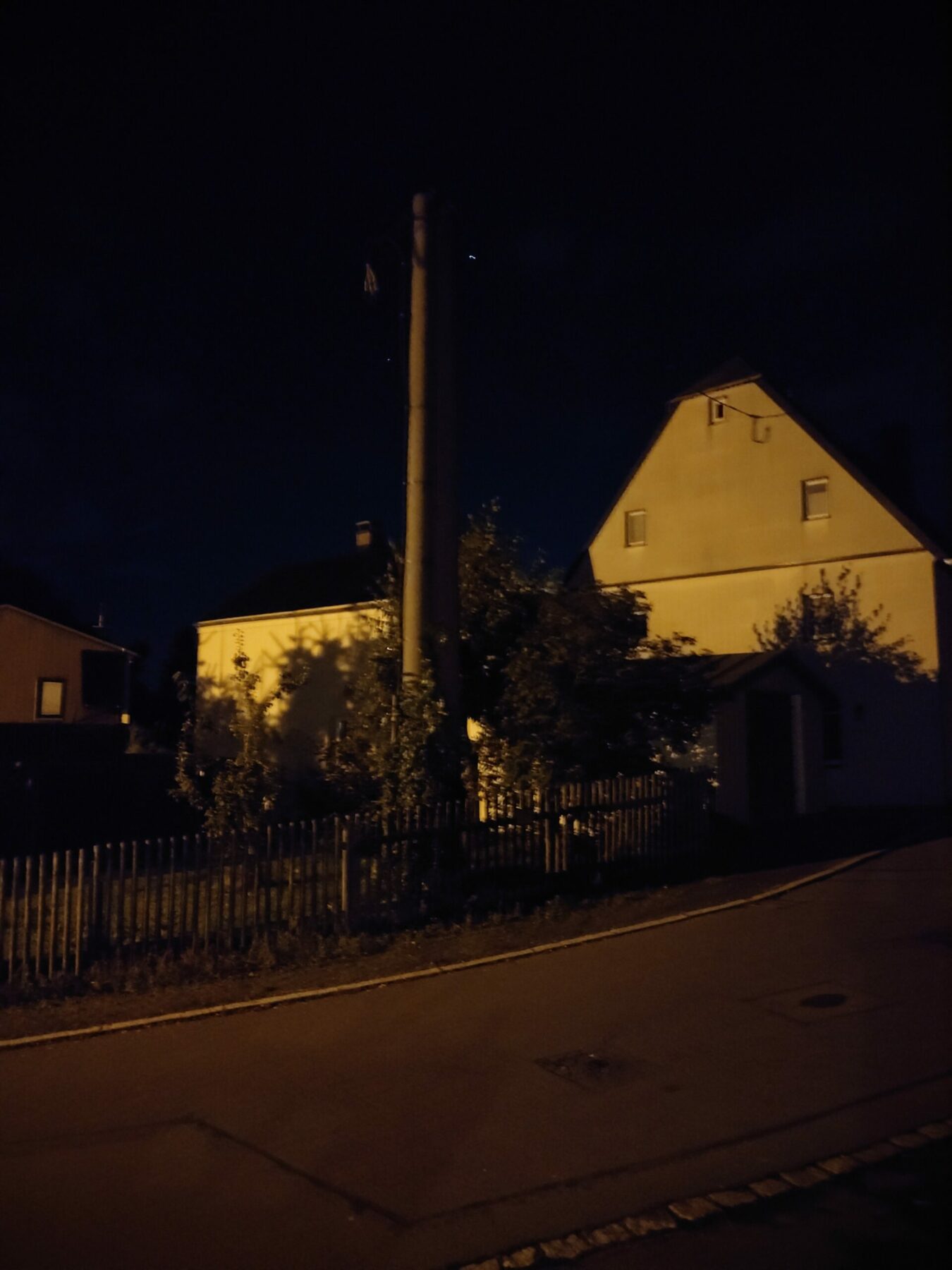 Frage zur entfernten Straßenbeleuchtung