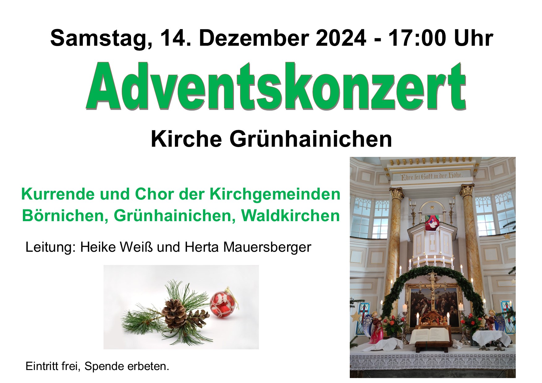 Advenstkonzert mit Chor & Kurrende