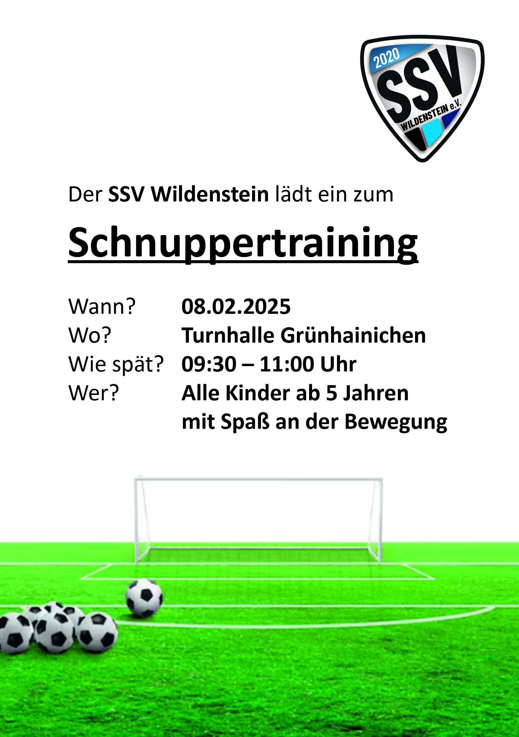 Schnuppertraining SSV Wildenstein