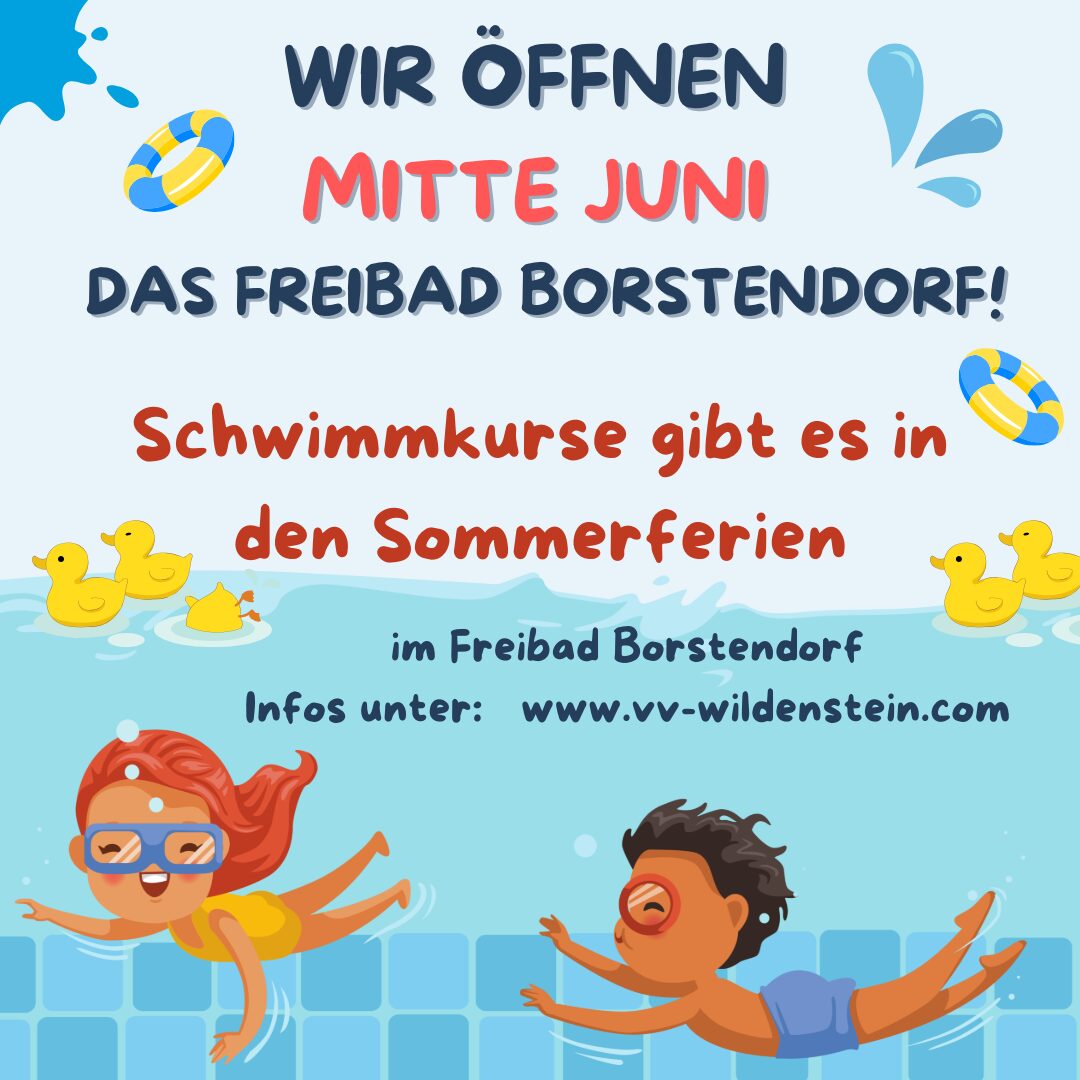 Freibad- Eröffnung am 7. Juni