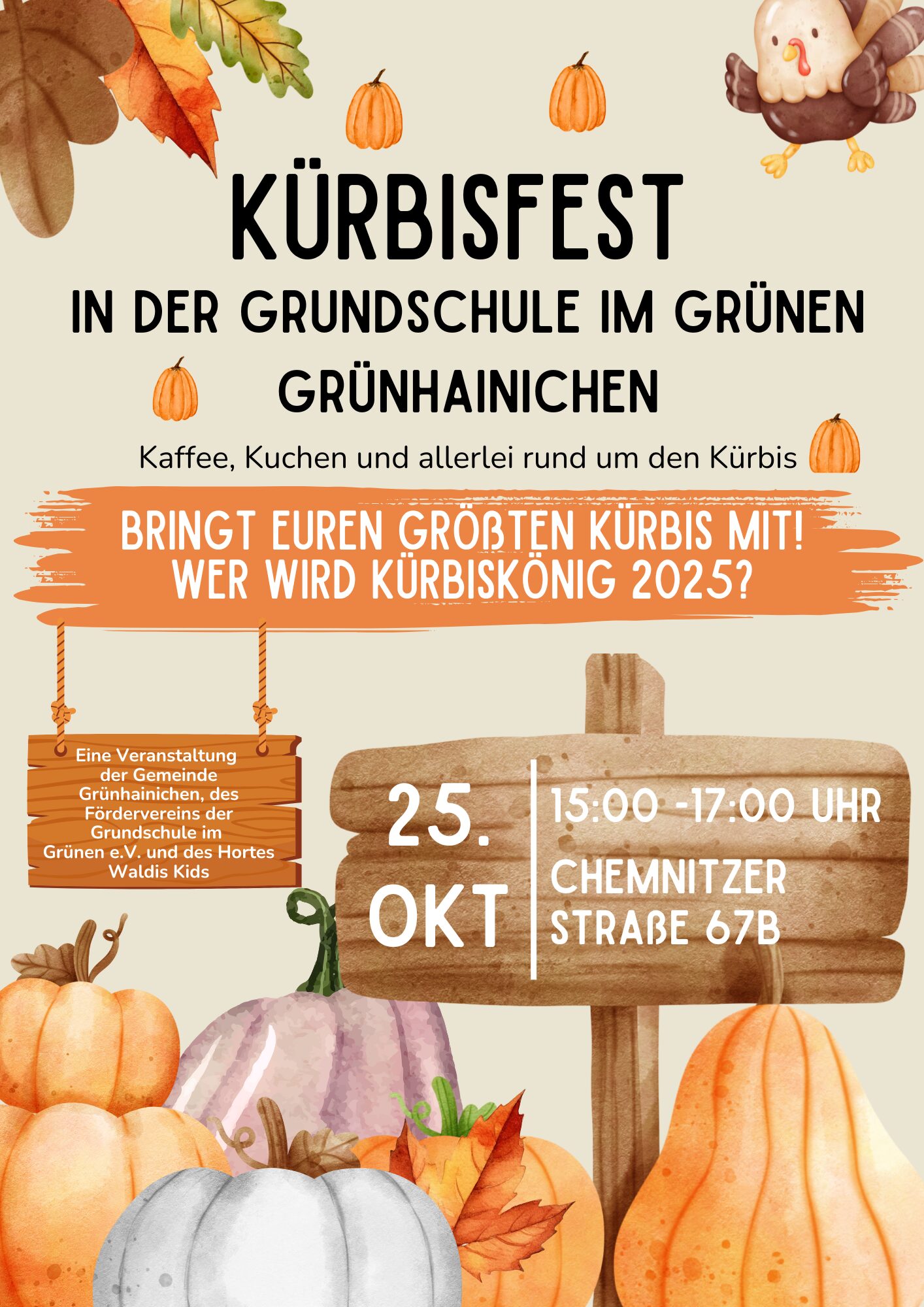 Kürbis Wettbewerb am 25.10.2025