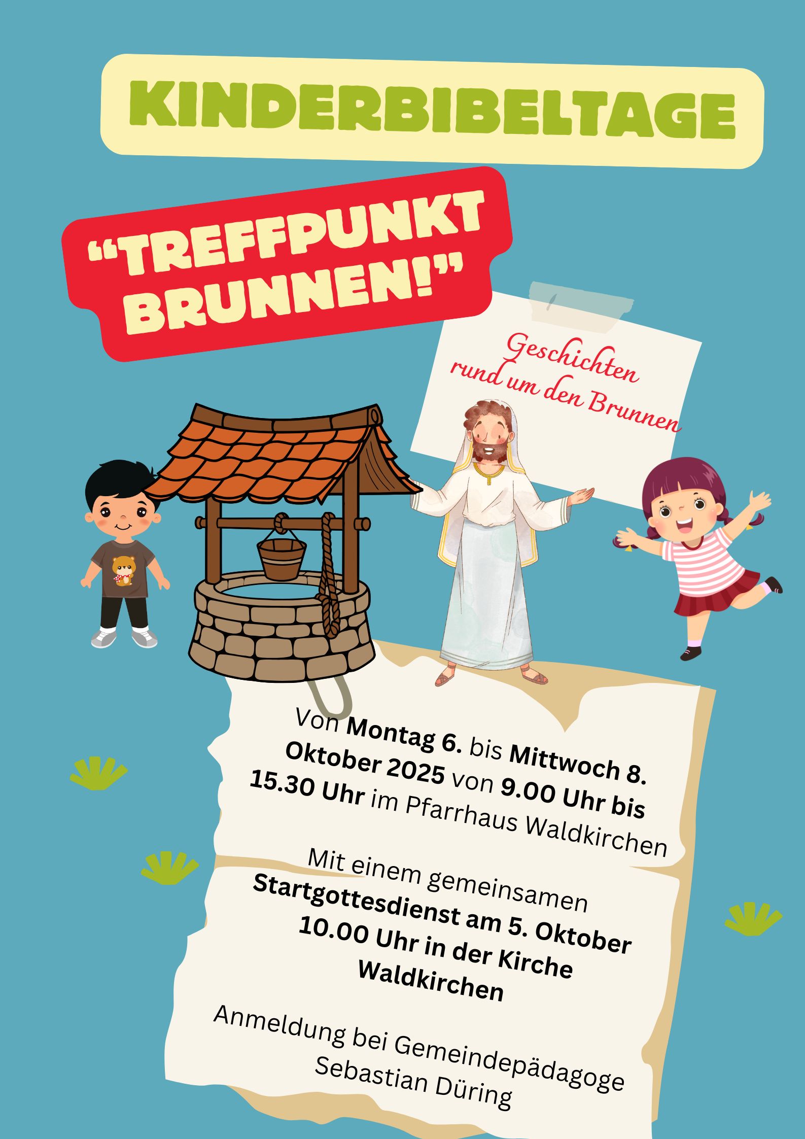 "Treffpunkt Brunnen" - Kinderbibeltage 6.-8.10.25