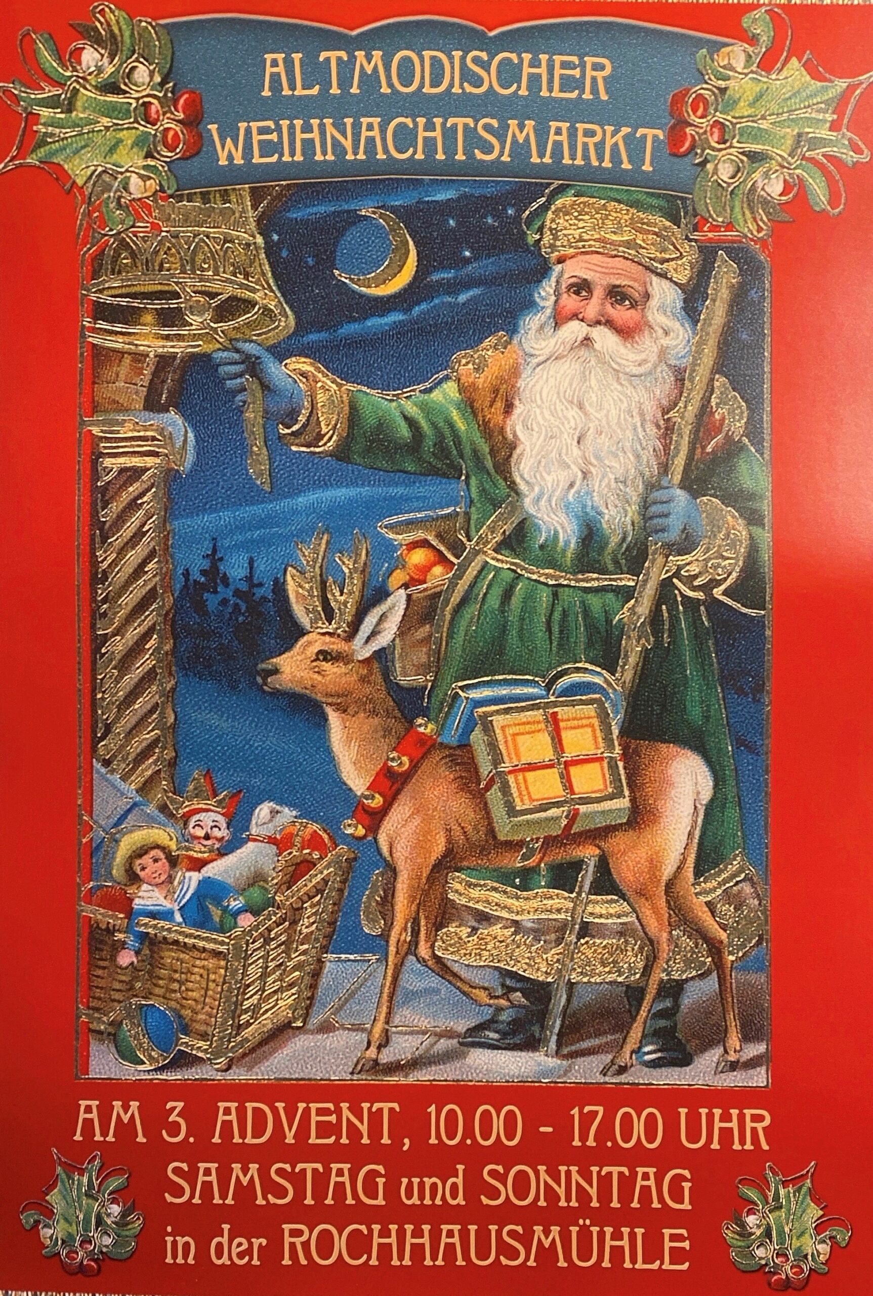 Altmodischer Weihnachtsmarkt - in der Rochhausmühle am 13.+14.12.25