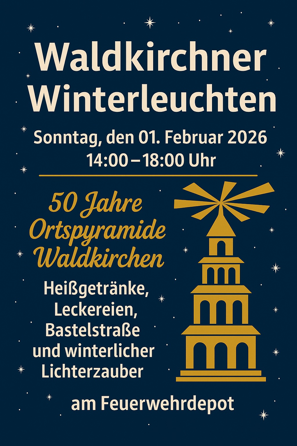 Winterleuchten in Waldkirchen am 01.02.2026