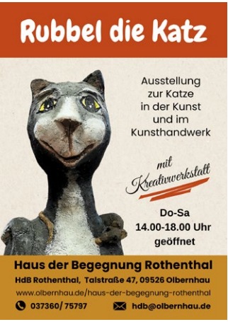 Besonderer Tipp: Ausstellung "Rubbel die Katz" in Olbernhau