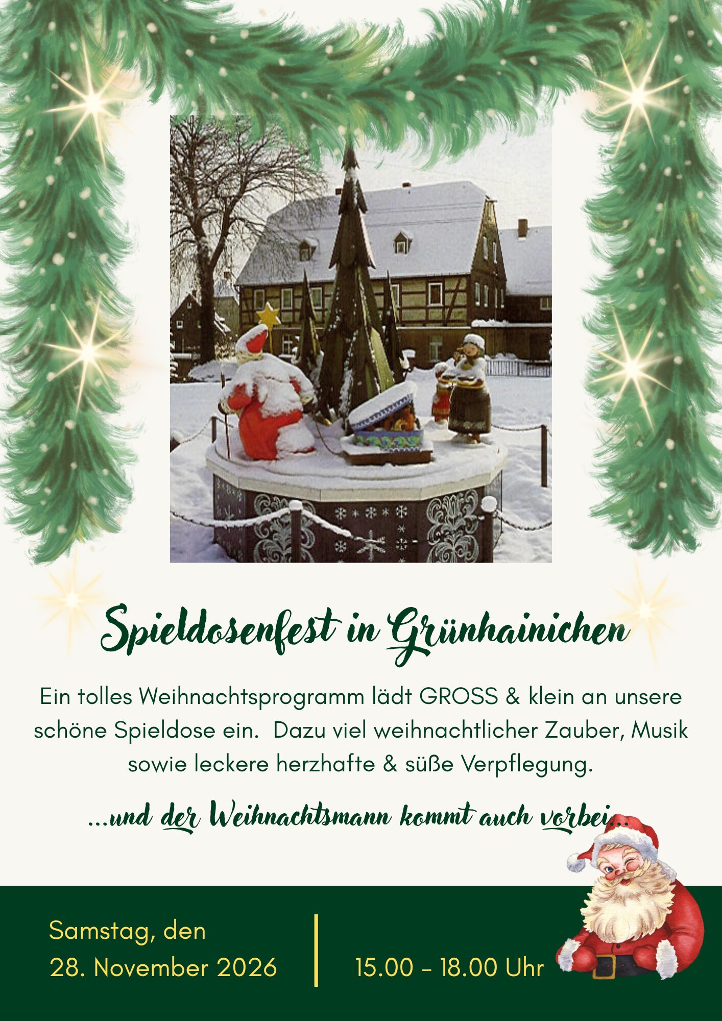 Spieldosenfest am 28.11.26