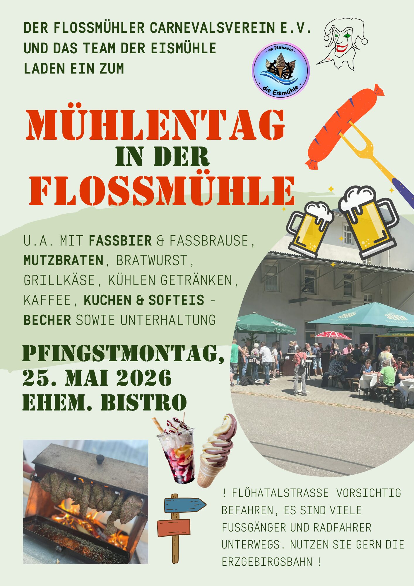 Mühlentag am Pfingstmontag in der Floßmühle